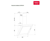Okap kuchenny AMICA OKP6241S